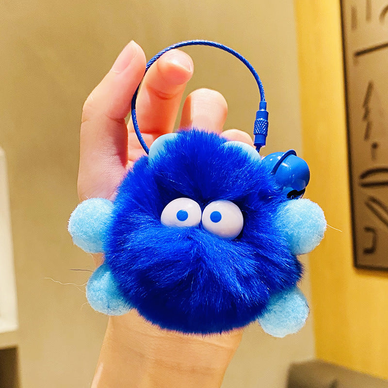 Wholesale Cartoon Cute Rabbit Elf Small Briquettes Plush Keychain